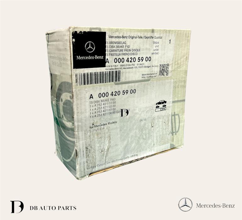 100% ORIGINAL MERCEDES BENZ C-CLASS W205 GLC X253 W253 AMG C43 REAR BRAKE PADS (0004205900)(2242301)(0252242316)