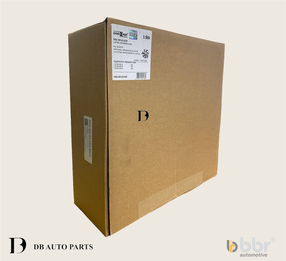 BBR AUDI VOLKSWAGEN MK5 MK6 FAN MOTOR / AUTO FAN RIGHT, 295MM  (0026001103)(1K0959455ET)