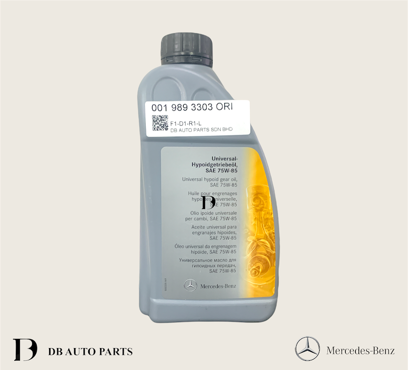ORIGINAL MERCEDES BENZ DIFFERENTIAL REAR AXLE OIL 75W85 235.7 W203 W204 W211 W212 W164 (001989330312)