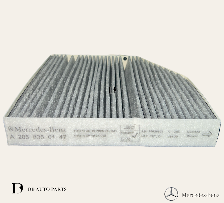 100% GENUINE ORIGINAL MERCEDES BENZ W205 C250 C300 W213 E250 E350 AIRCOND CHARCOAL FILTER / INNER (2058350147)(LAK1161P)