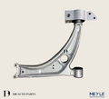 MEYLE HD AUDI Q3 VOLKSWAGEN PASSAT SHARAN TIGUAN LOWER ARM/CONTROL ARM WITH RUBBER MOUNTING(1160500072)(3C0407151H)