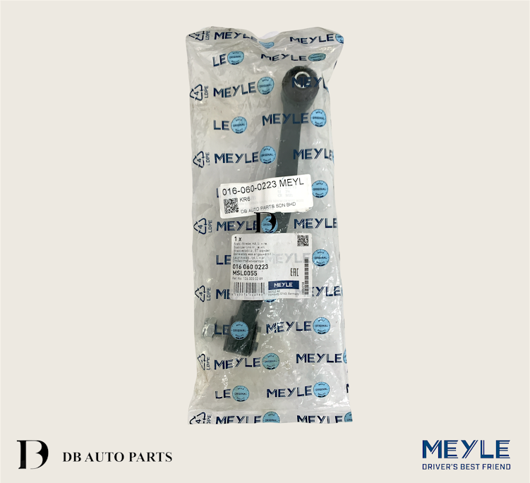 MEYLE MERCEDES BENZ W124 W201 W202 REAR ABSORBER LINK / STABILIZER LINKAGE / TORSION BAR 	(0160600223)(2013200289)