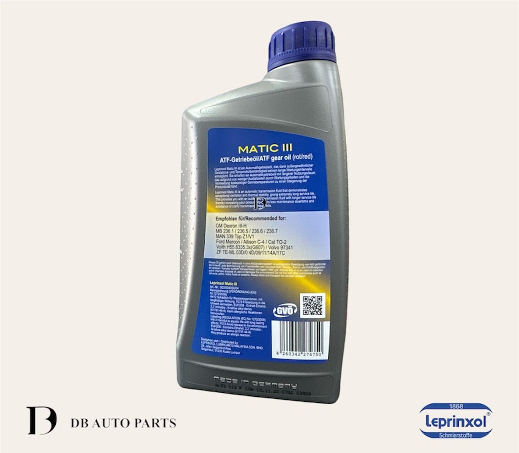 LEPRINXOL 6 SPEED AUTO OIL / GEAR OIL VOLKSWAGEN POLO GOLF JETTA PASSAT (G055025A2)(00300405004)