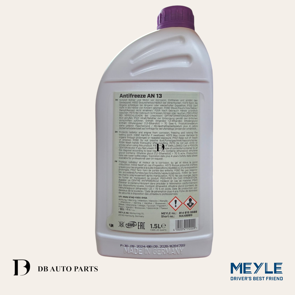MEYLE PURPLE ANTIFEEZE COOLANT 1.5L VOLKSWAGEN AUDI PORSCHE